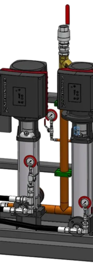 Surpresseur machine outil variateur